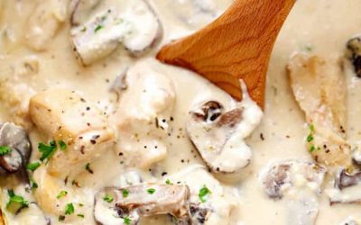 Crockpot Chicken with Cream of Mushroom