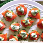 Keto Smoked Salmon Canapes With Lemon-Dill Aioli