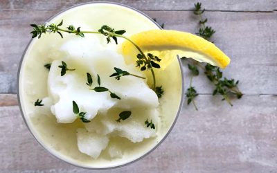 Keto Frozen Lemonade Slushies