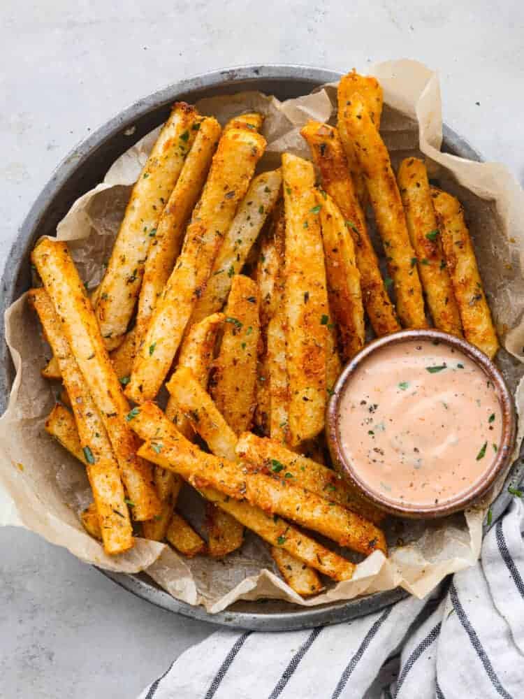 Baked Jicama Fries
