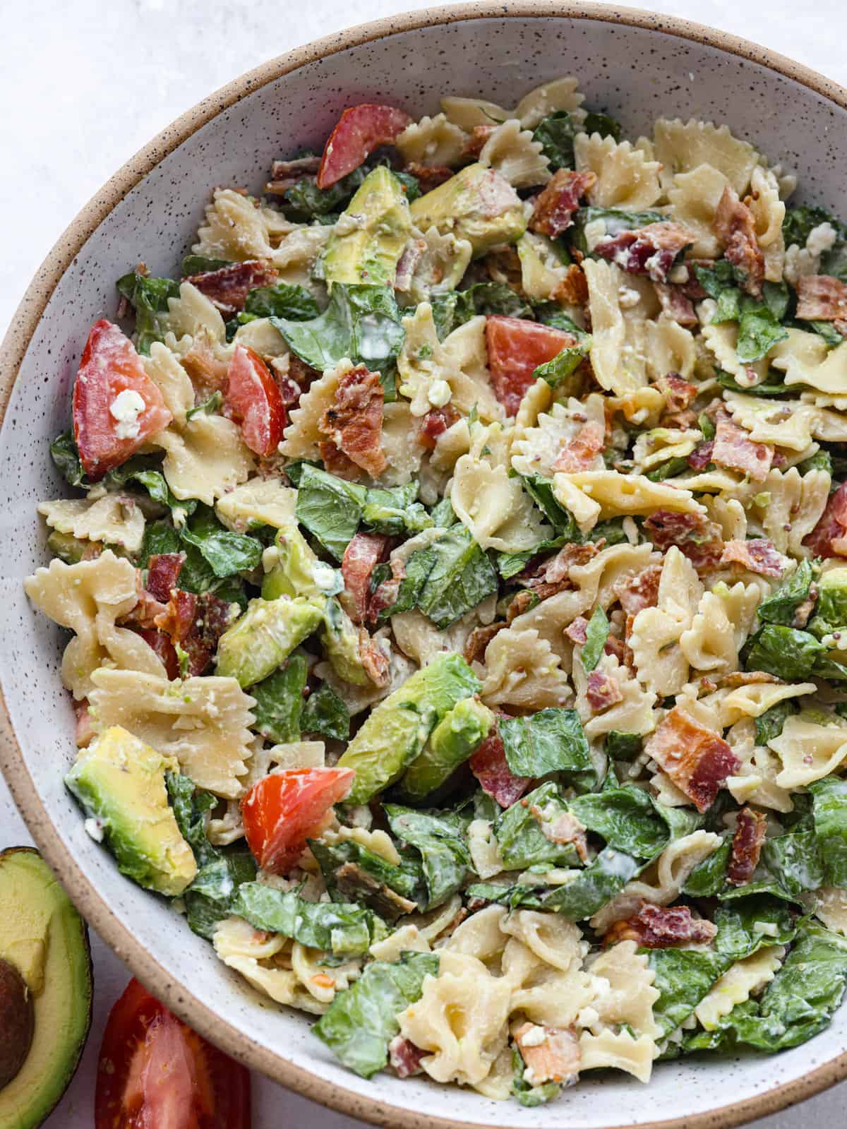 BLT Avocado Pasta Salad