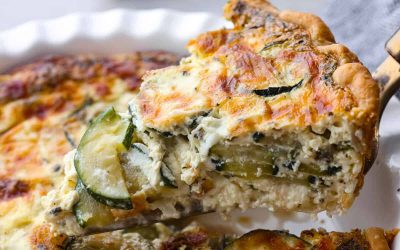Cheesy Zucchini Quiche