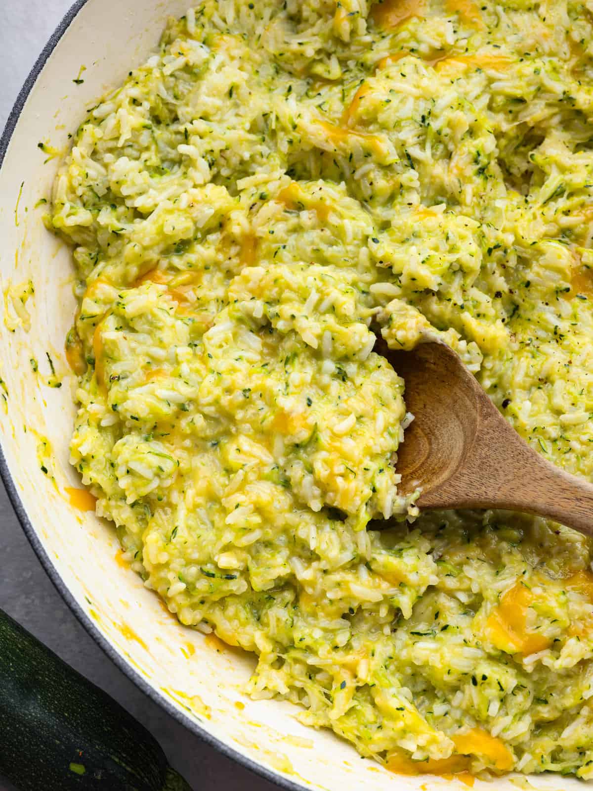 Cheesy Zucchini Rice