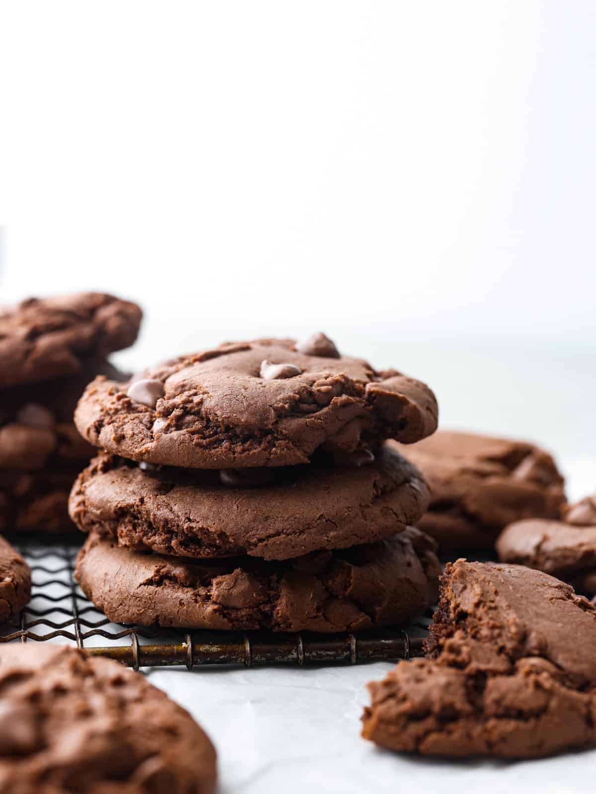 Chocolate Cake Mix Cookies