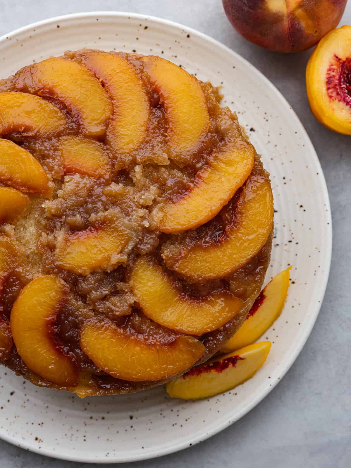 Peach Upside-Down Cake
