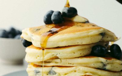 The Best Blueberry Pancakes