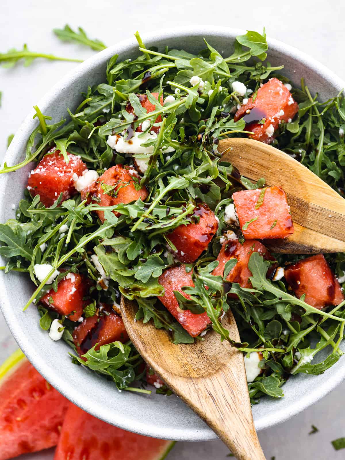 Watermelon Arugula Salad