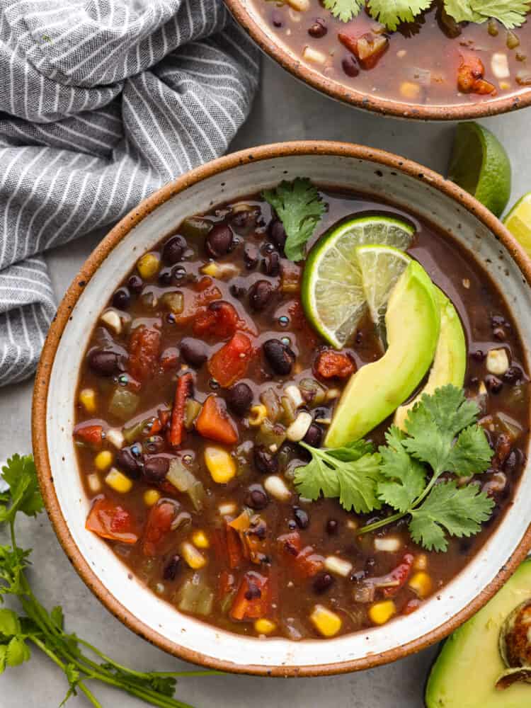 20-Minute Black Bean Soup