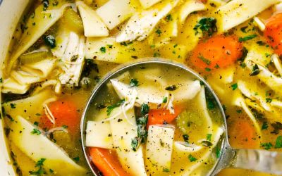 Literally the BEST Chicken Noodle Soup