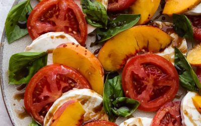 Peach Caprese Salad