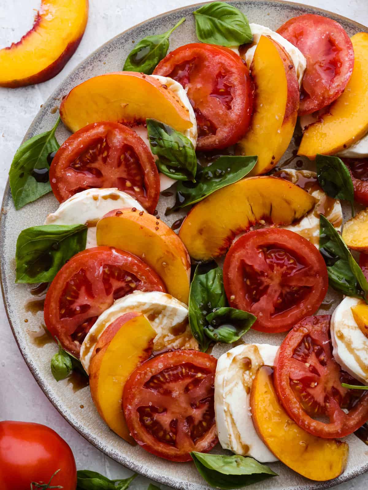 Peach Caprese Salad