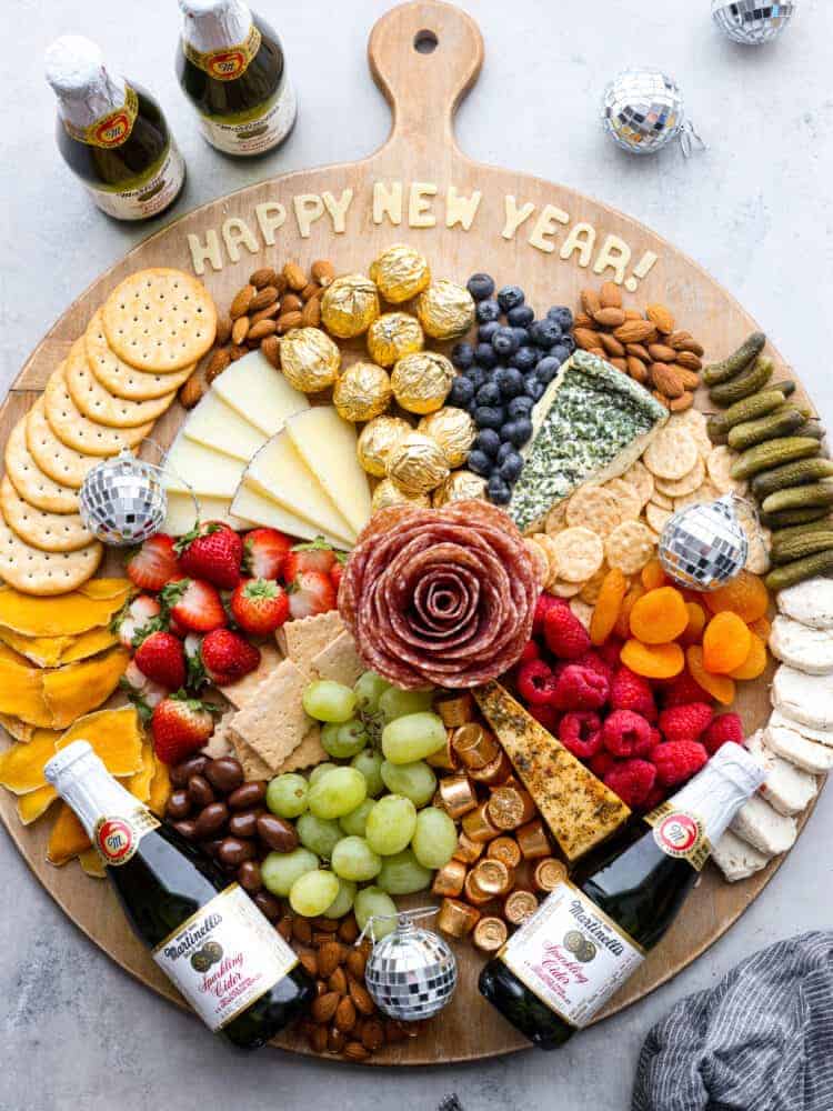 New Year’s Charcuterie Board