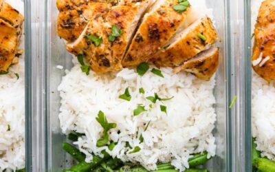 Chicken and Rice Meal Prep Bowls