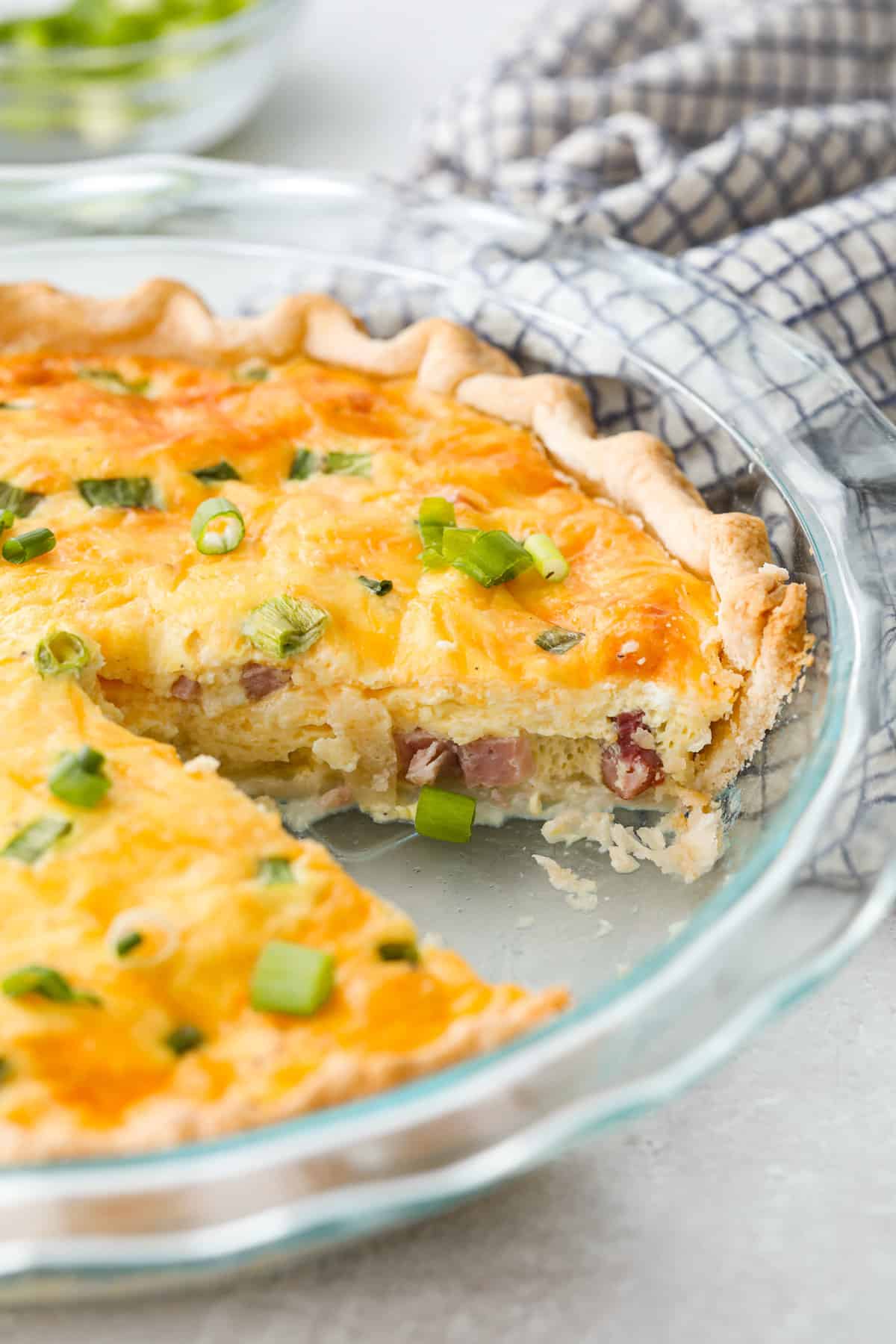 Ham and Cheese Quiche