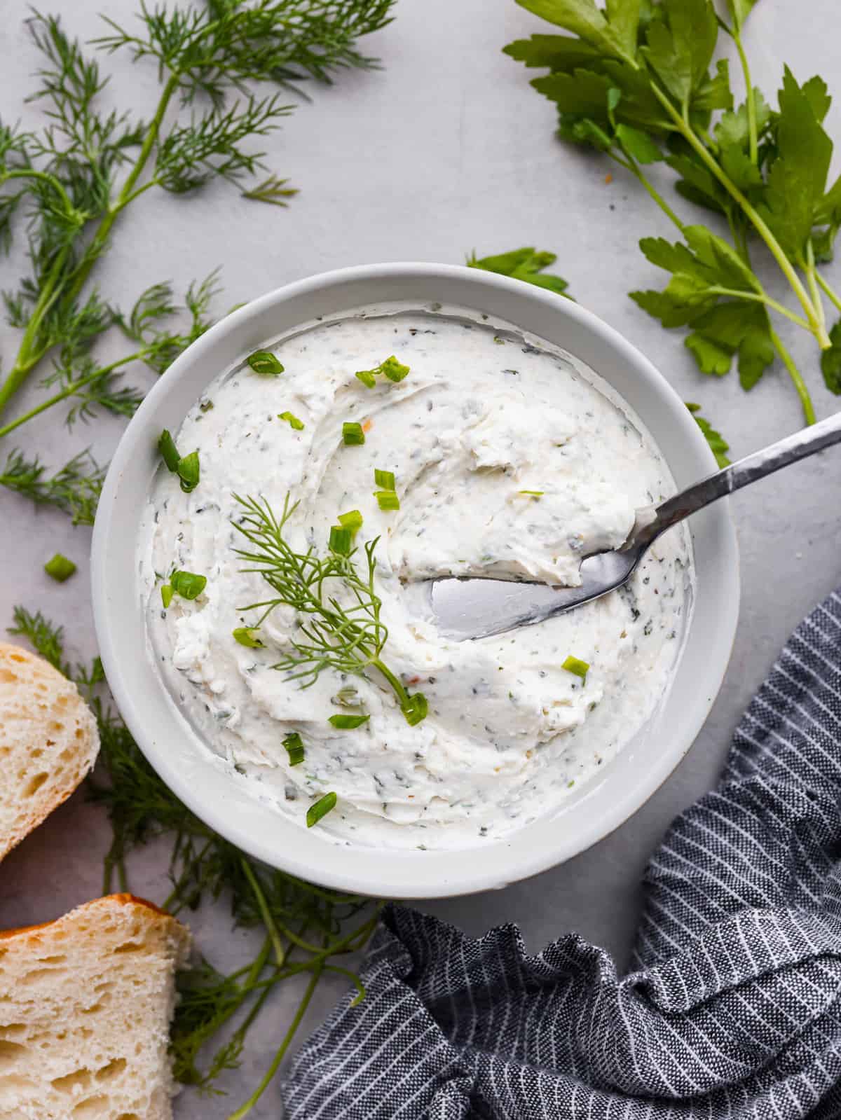 Garlic Herb Cream Cheese
