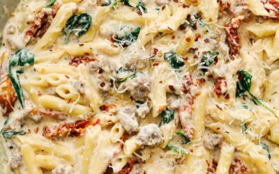 Creamy Tuscan Sausage Pasta