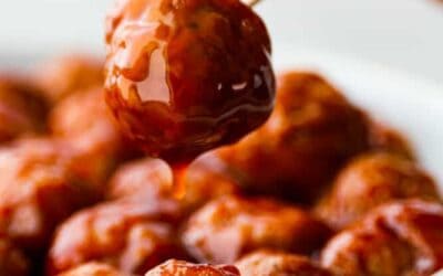Crockpot BBQ Meatballs