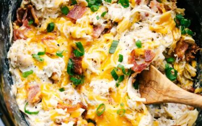 Slow Cooker Crack Chicken (Cheddar Ranch Chicken)