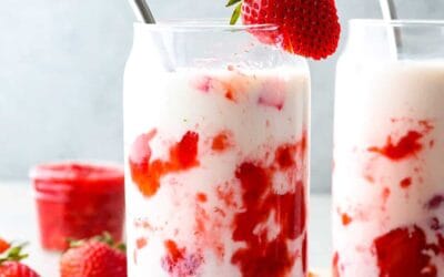 Korean Strawberry Milk