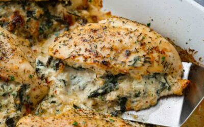 Spinach Stuffed Chicken Breast