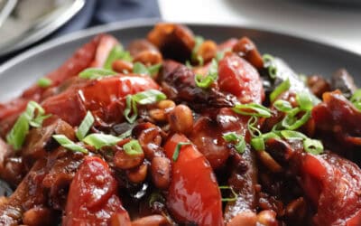 Tomato and Eggplant Stir Fry