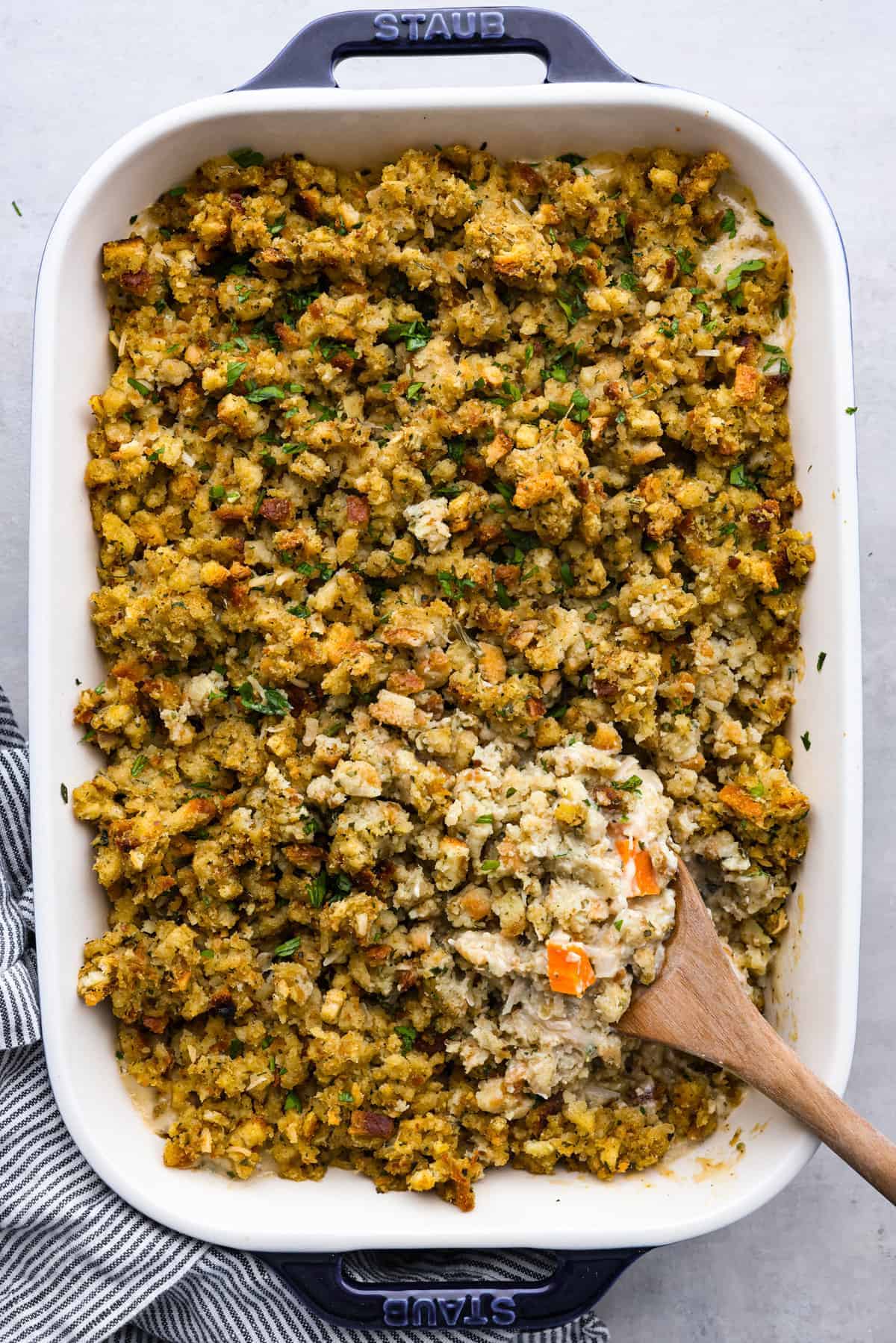 Chicken and Stuffing Casserole