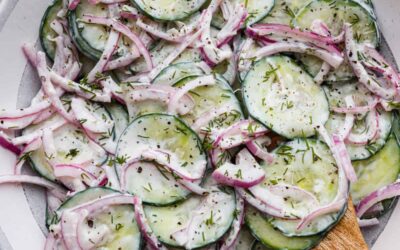 Creamy Cucumber Salad