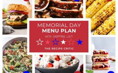 Memorial Day Menu Plan