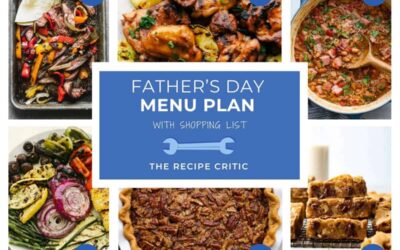 Father’s Day Menu Plan