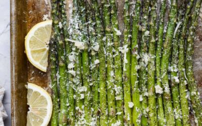 Roasted Lemon Parmesan Garlic Asparagus