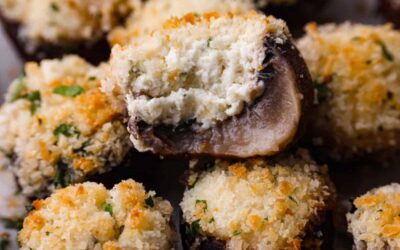 Boursin Stuffed Mushrooms