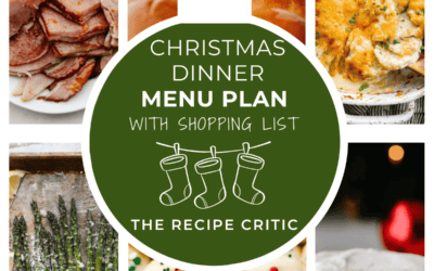 Christmas Dinner Menu Plan