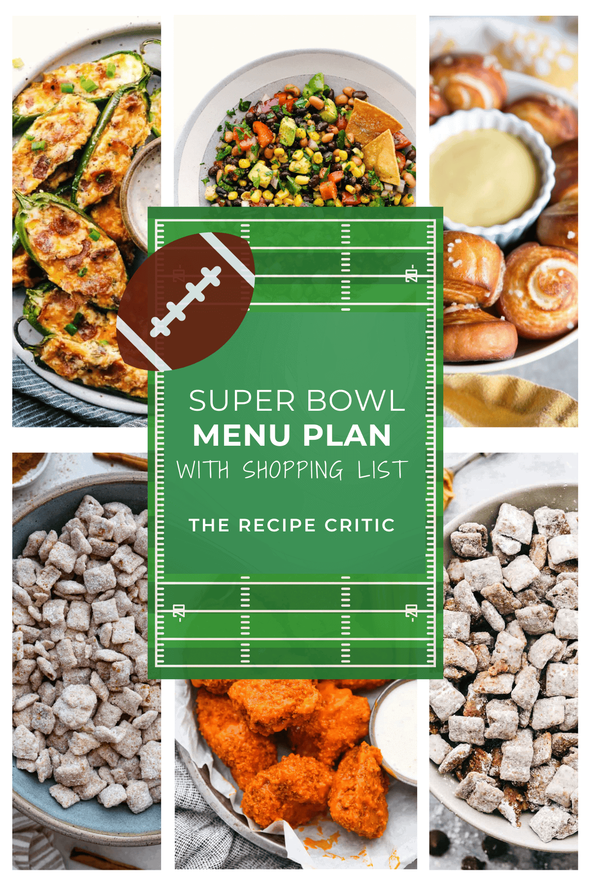Super Bowl Menu Plan