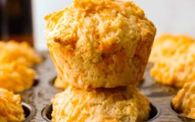 Cheesy Beer Bread Muffins