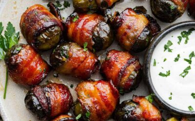 Awesome Bacon Wrapped Brussels Sprouts