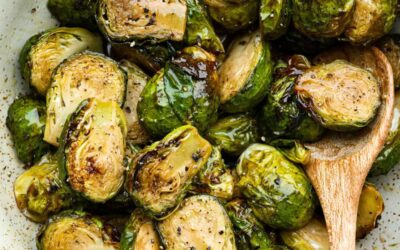 Air Fryer Brown Sugar Brussels Sprouts