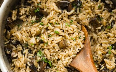 One Pot Mushroom Rice